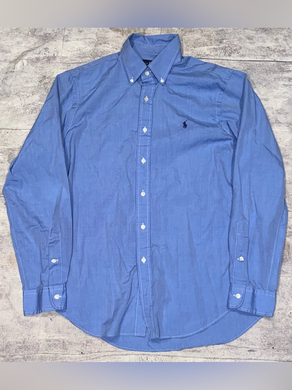 Vintage Polo Ralph Lauren OCBD Button Down Oxford Casual Dress Shirt Pony Logo M